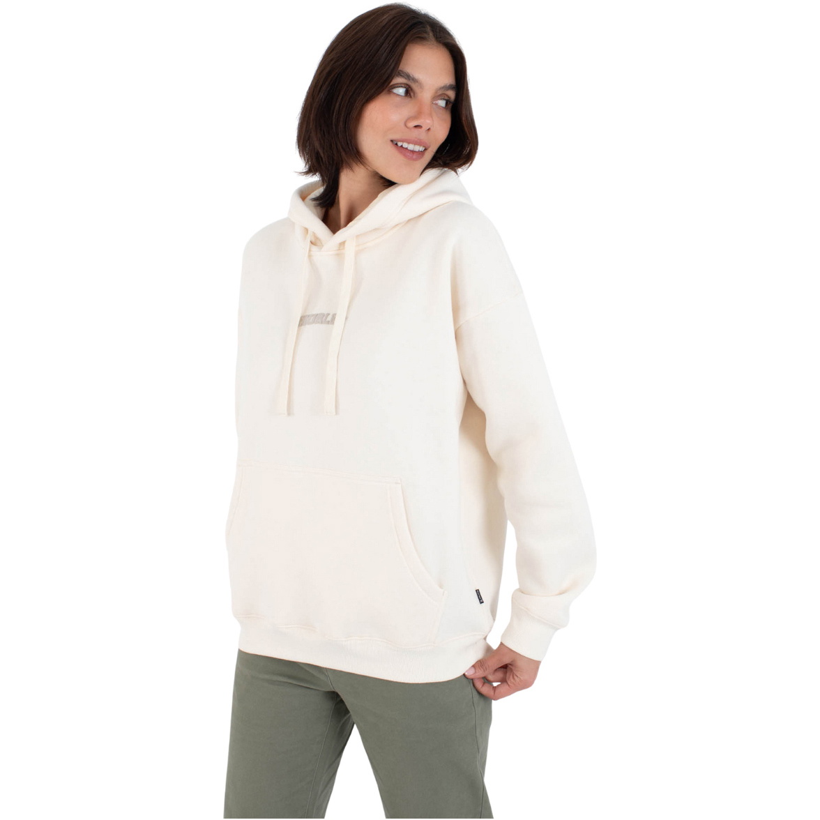 2025 Hurley Mujer Sudadera Con Capucha Del Estadio WFTEU00019 - Pearl Ivory